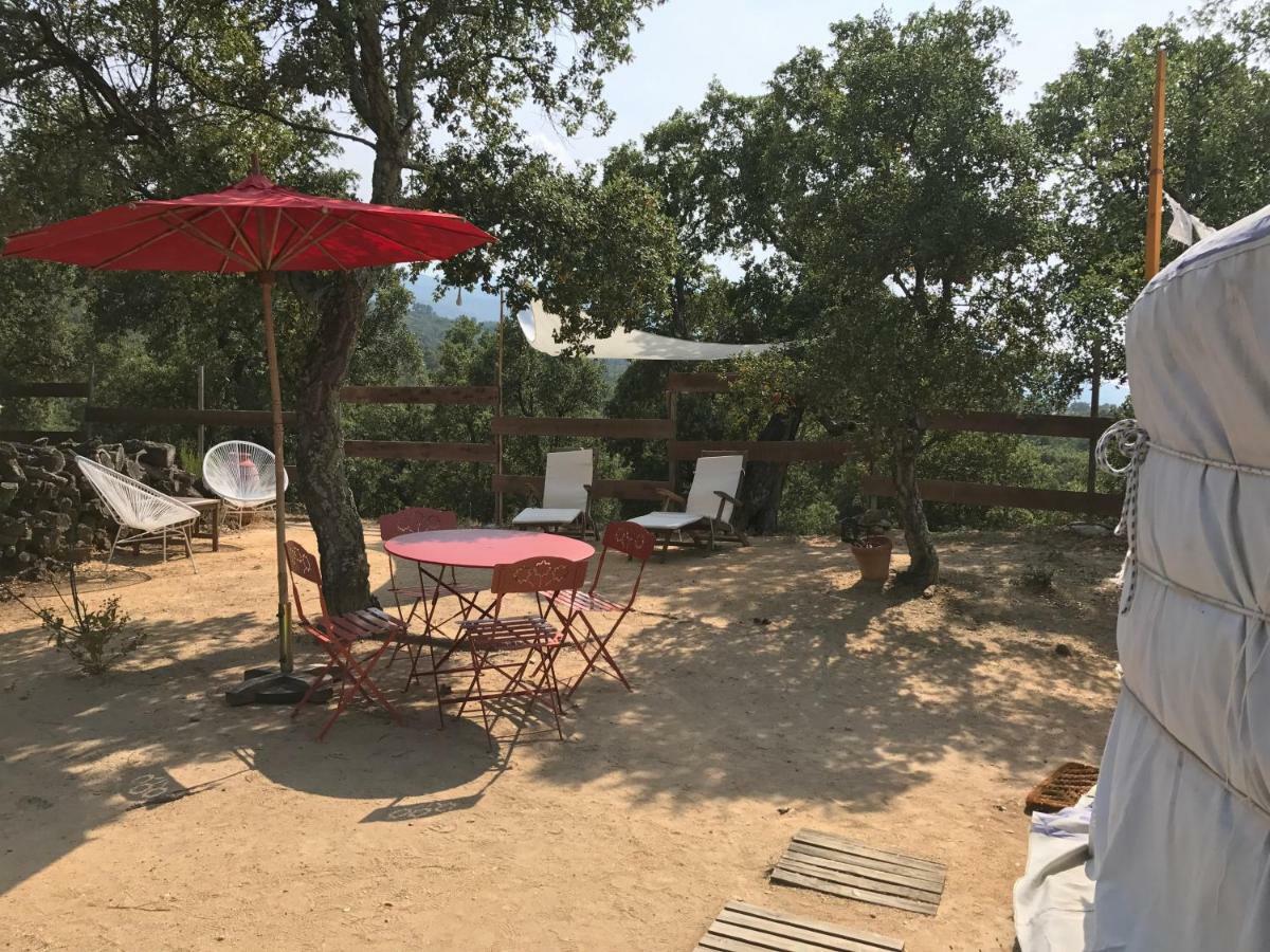 Au Soleil Mongol Panzió Sorède Kültér fotó