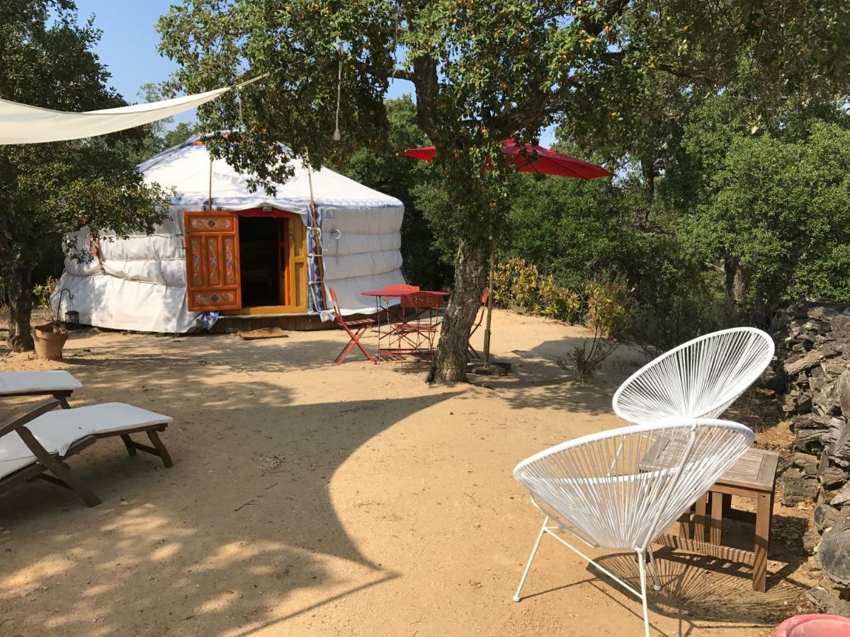 Au Soleil Mongol Panzió Sorède Kültér fotó